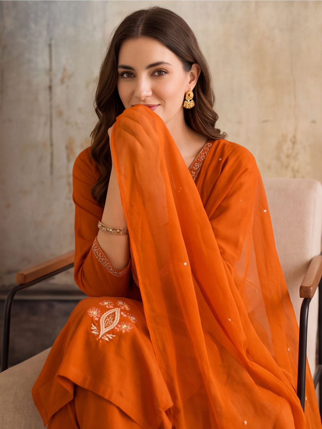 Straight Printed Cotton Kurta Set