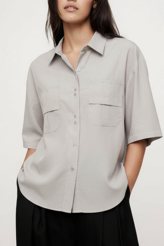 Neutral Shade Summer Shirt