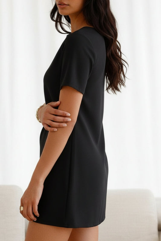 Maeve Black Shift Dress