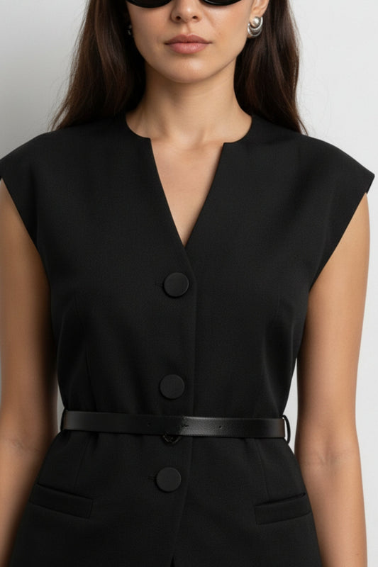 Black Magic Waistcoat Skirt Co-ord Set