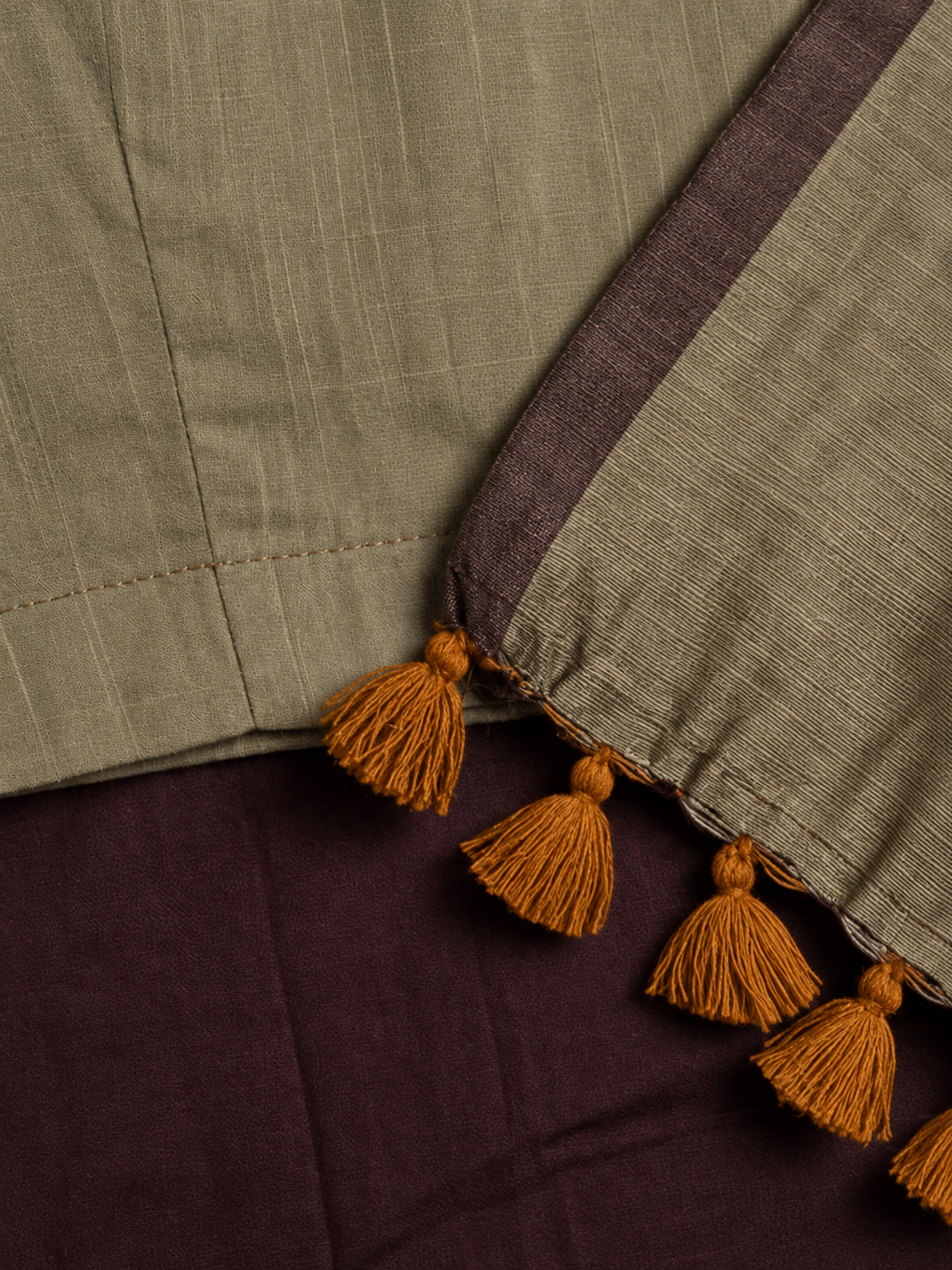 Solid Cotton Saree