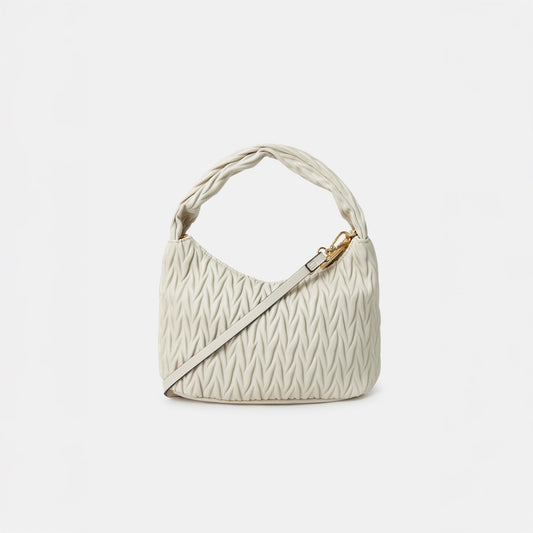 Cream Quilted Handheld