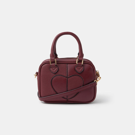 Maroon Heart Patch Handheld Sling