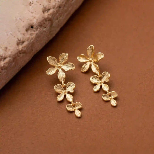 Flower Drop Earrings