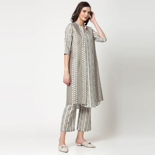 Reversible Olive Polka Jacket
