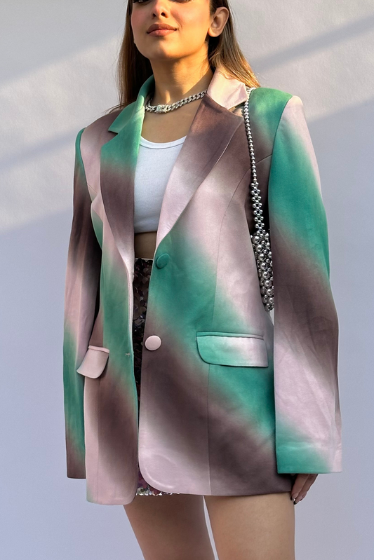 Nature's Palette Oversized Blazer