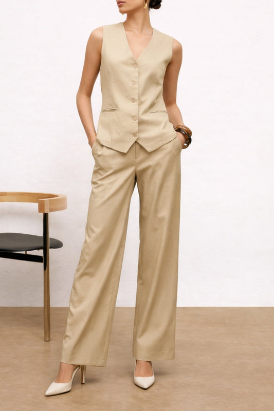 Posh Waistcoat with Pants Coord Set