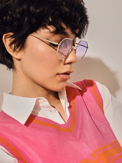 Blue Double Shaded Sunglasses