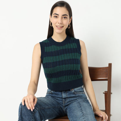 Regular Fit Striped T-Shirt