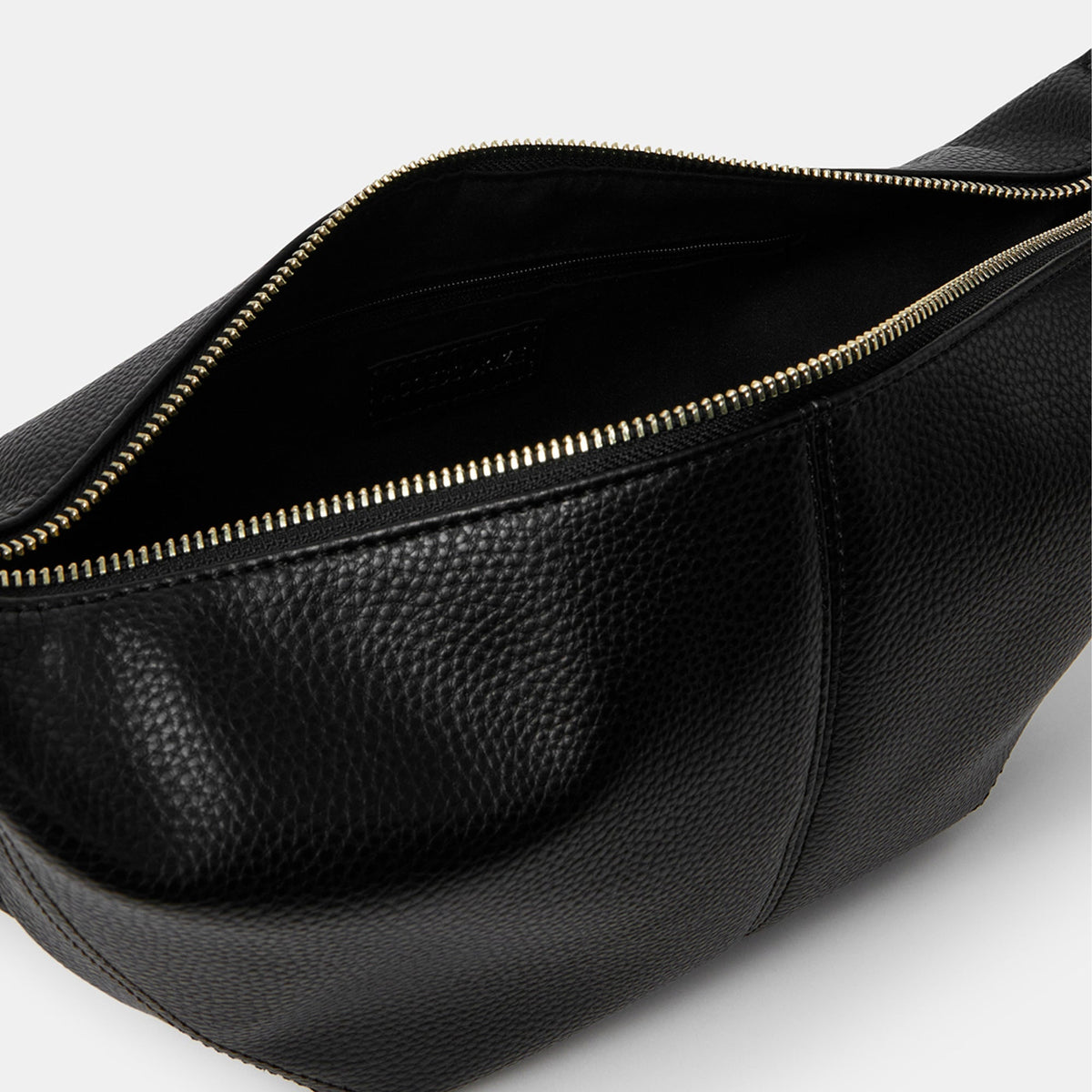 Black Pu Sling Trial Shoulder Bag