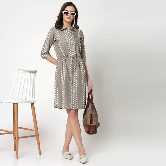 Olive Tunic With Draw Strings