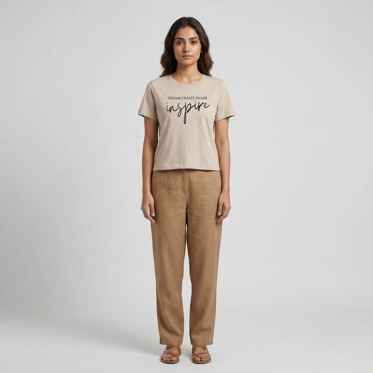 Cotton Crew Neck Graphitee