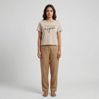 Cotton Crew Neck Graphitee