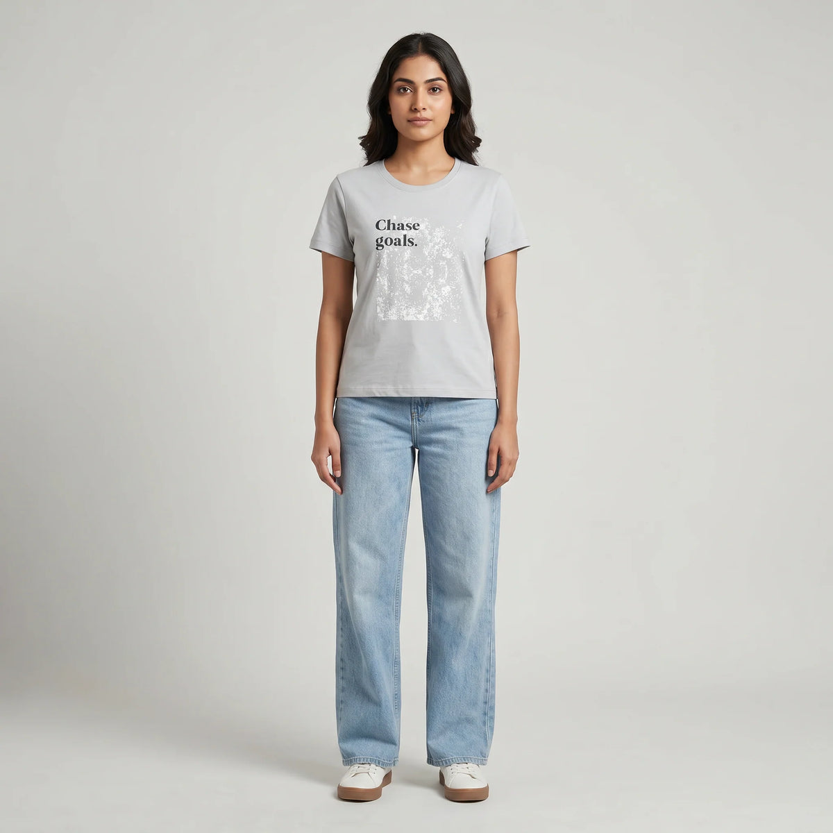 Cotton Crew Neck Graphitee