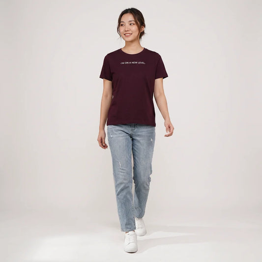 Cotton Crew Neck Graphitee