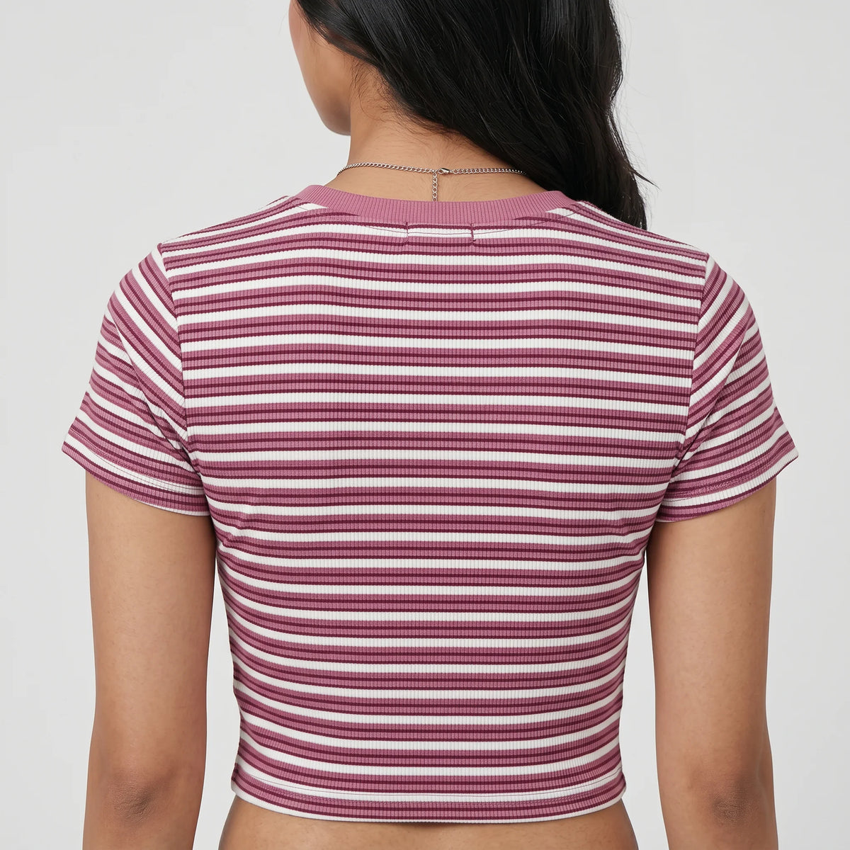 Striped Cropped T-Shirt