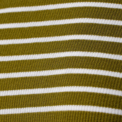 Striped Slim Fit Cropped T-Shirt