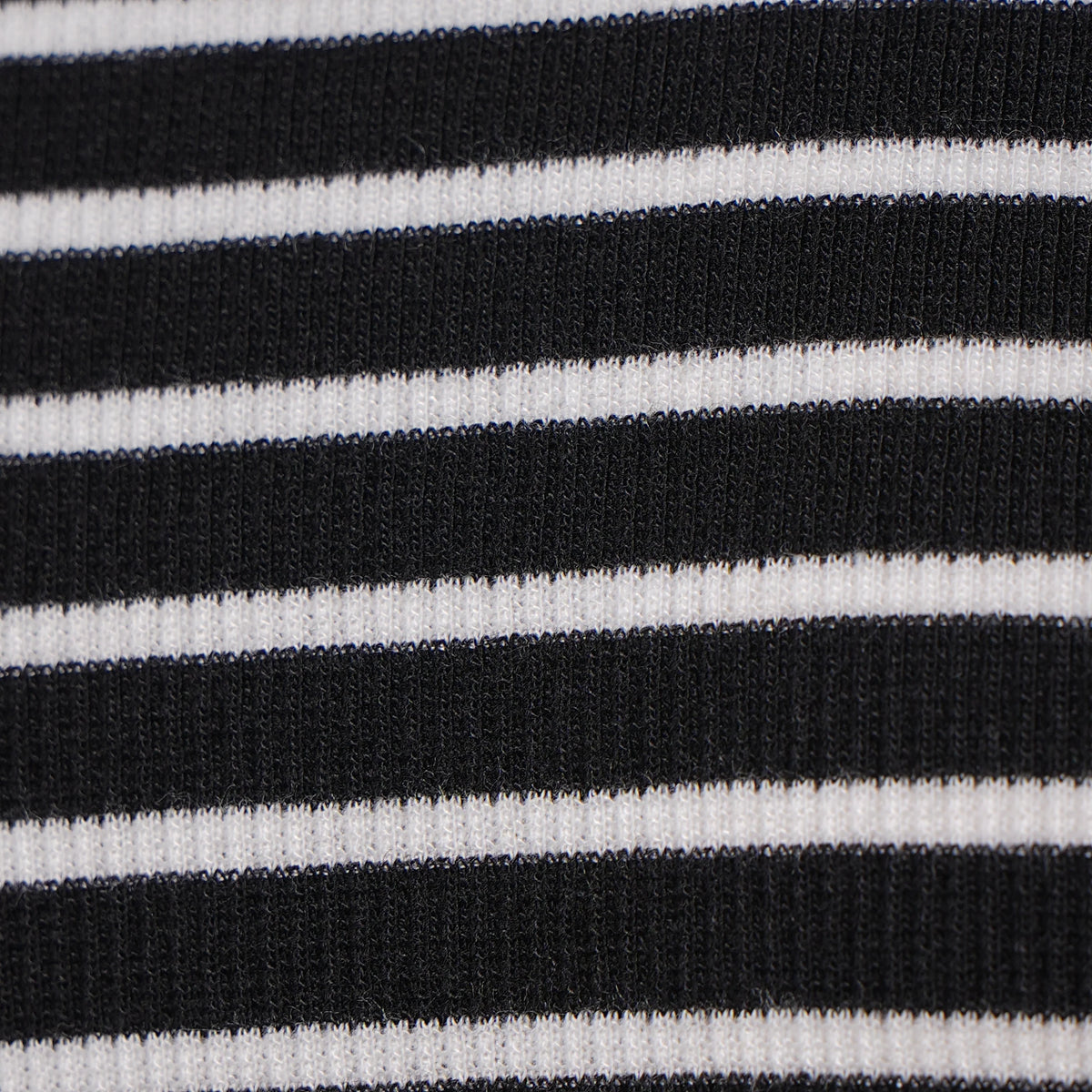 Striped Slim Fit Cropped T-Shirt